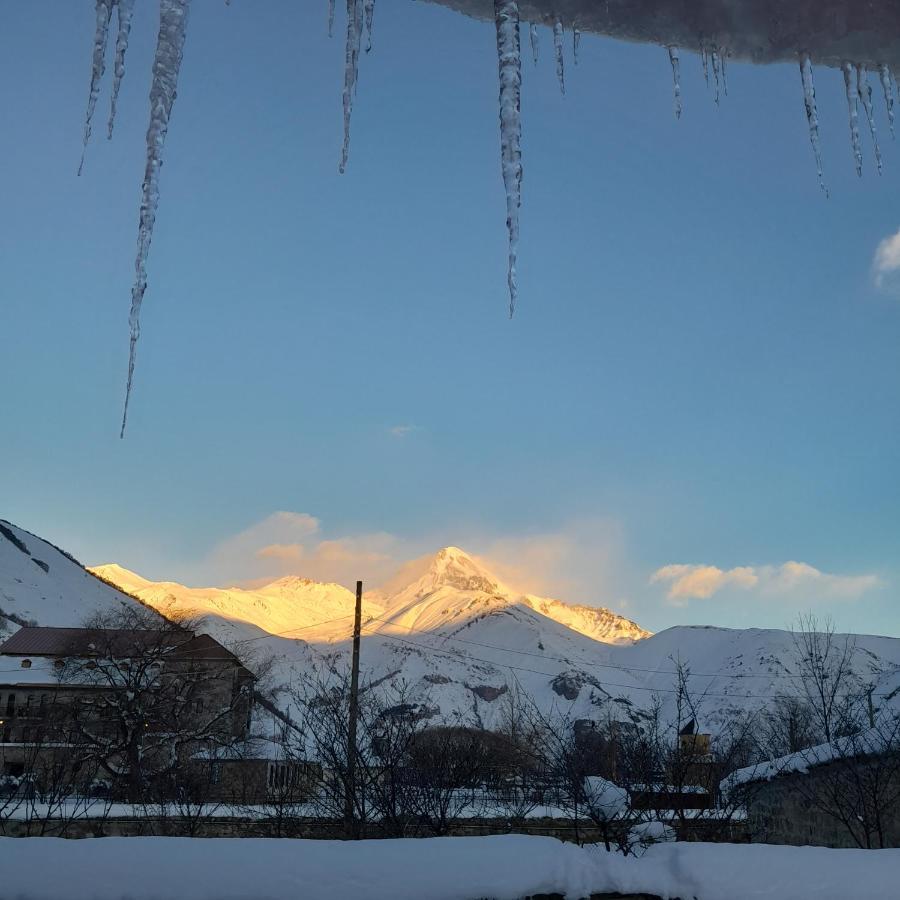 Warm House Pensionat Kazbegi Eksteriør billede