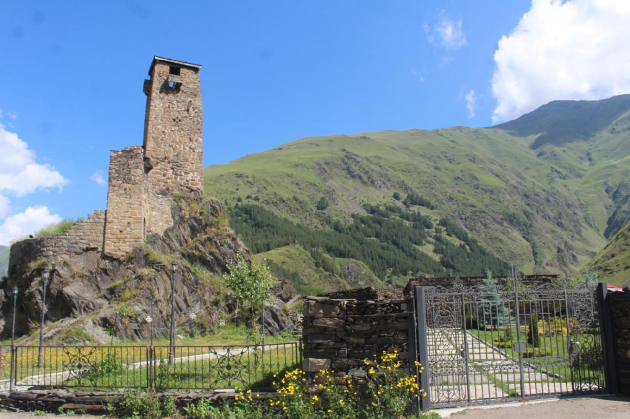 Warm House Pensionat Kazbegi Eksteriør billede