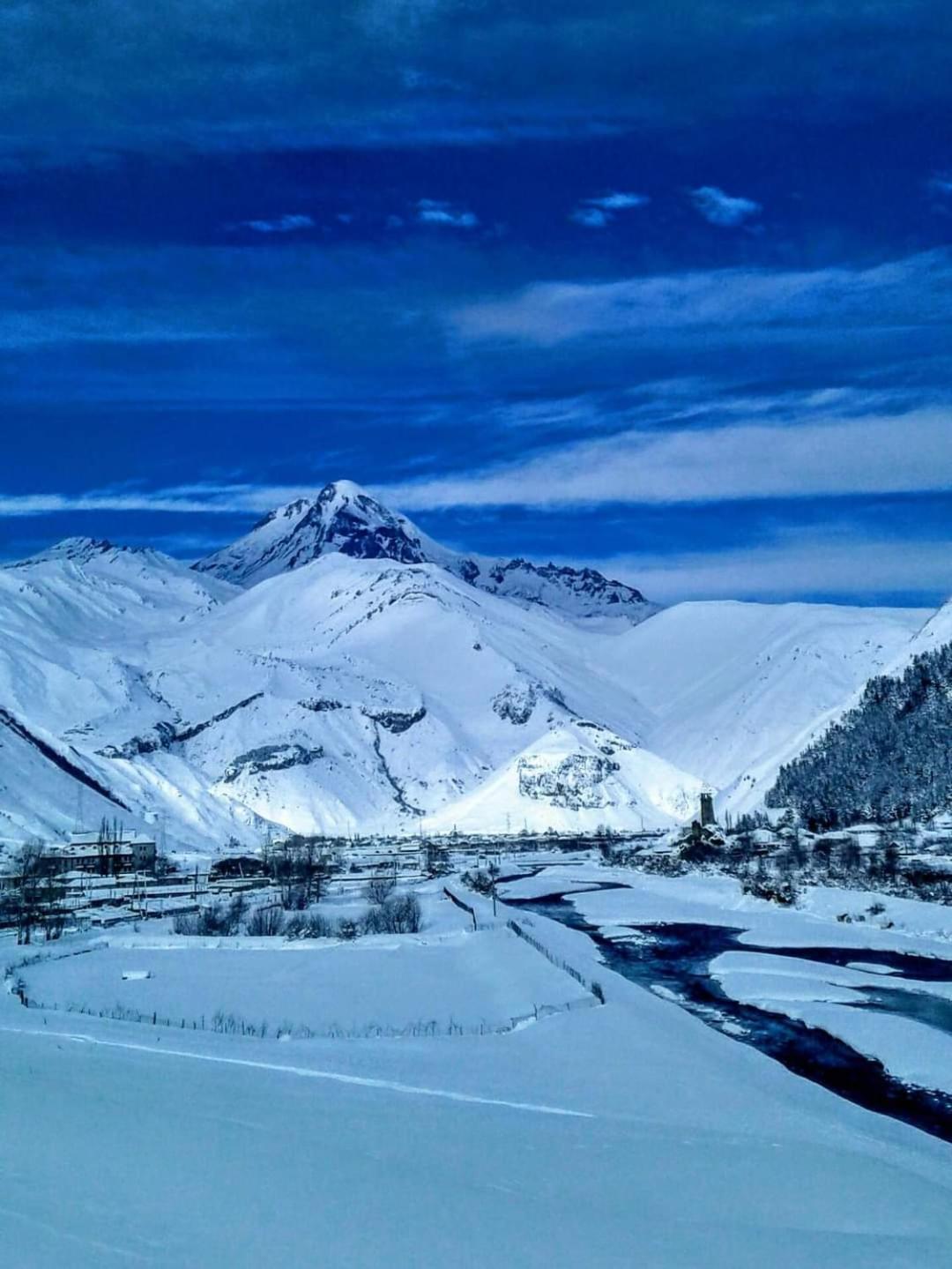 Warm House Pensionat Kazbegi Eksteriør billede
